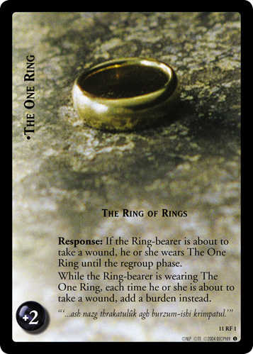 The One Ring, The Ring of Rings (F)
